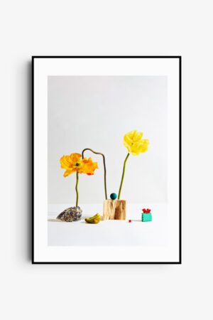 Petal Parade" – Playful Modern Wall Art Print